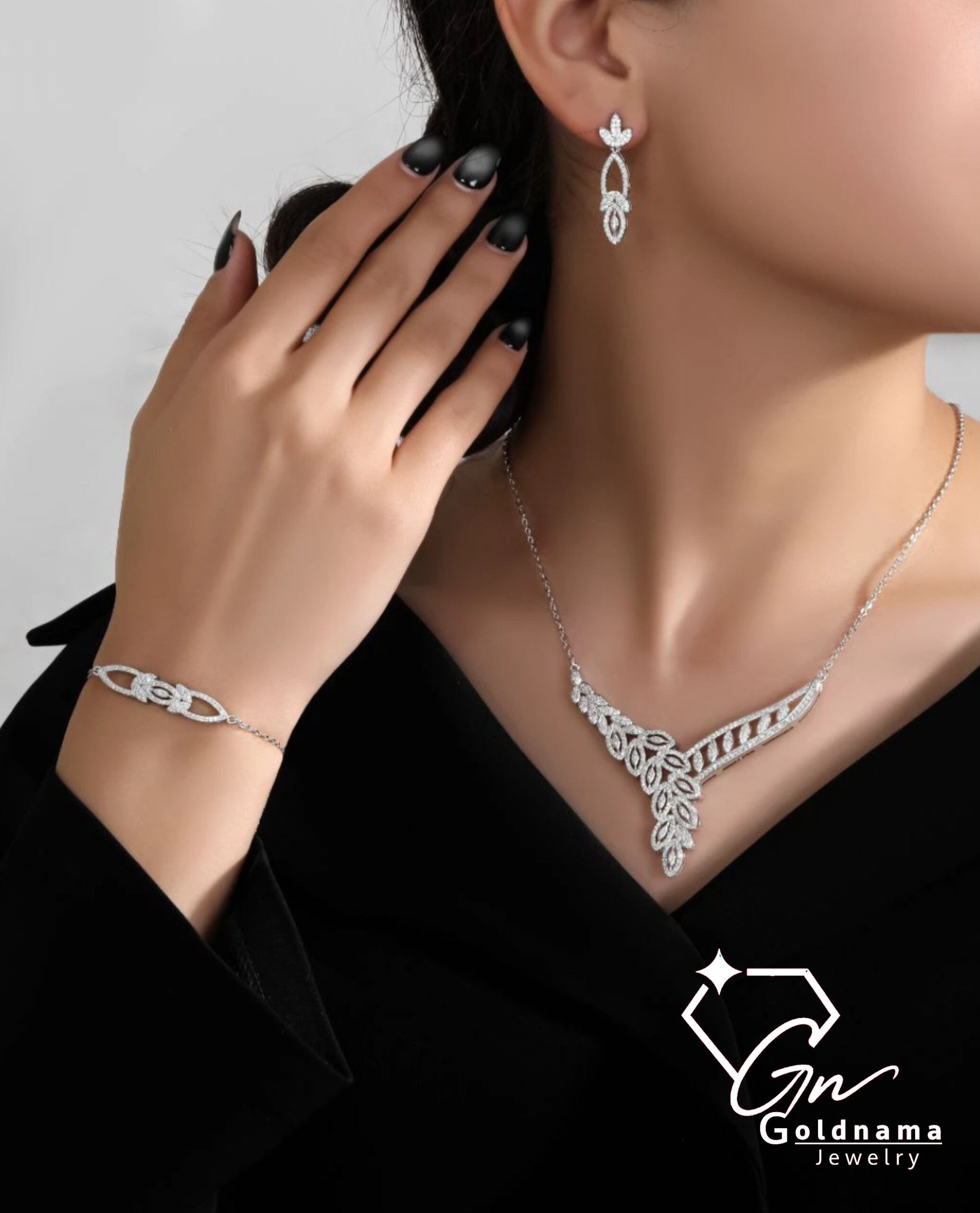 سرویس زنانه نقره ای مجلسی رادیوم کیفیت عالی