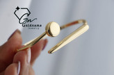 دستبند النگویی بنگل آبکاری رادیوم خارجی ضد حساسیت رنگ ثابت نقره ای و طلایی