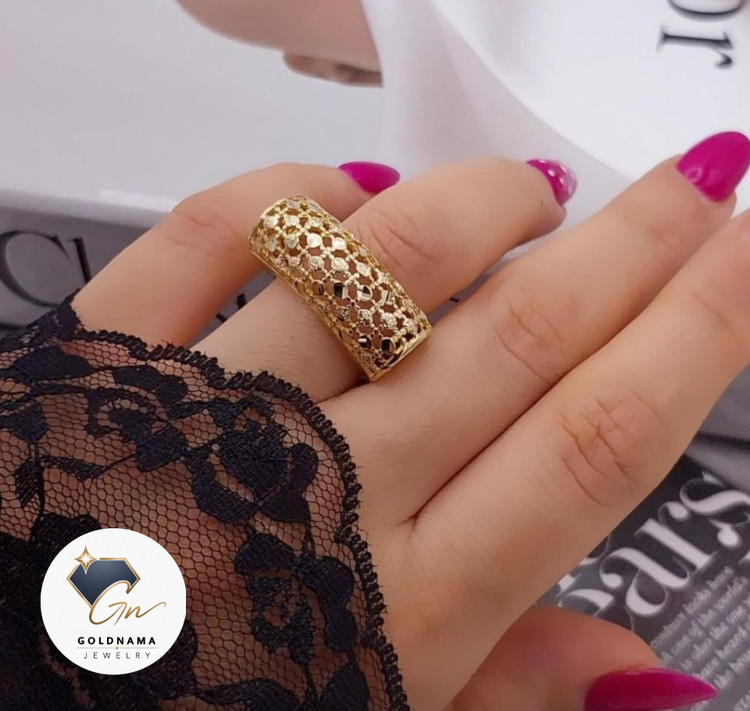 انگشتر طلاروس طرح طلا | شیک، جذاب و کیفیت تضمینشده