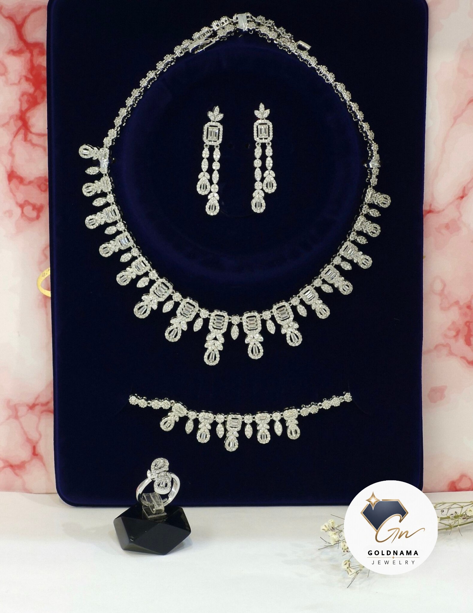 سرویس فول نگین مجلسی کار آبکاری قوی رادیوم مشابه نقره