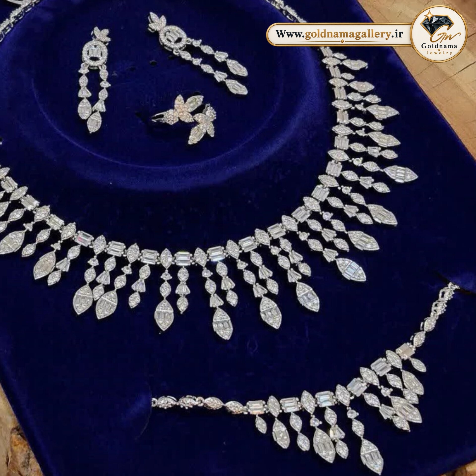 سرویس جواهری نگین‌رخ جداب و ترند و خوش فروش