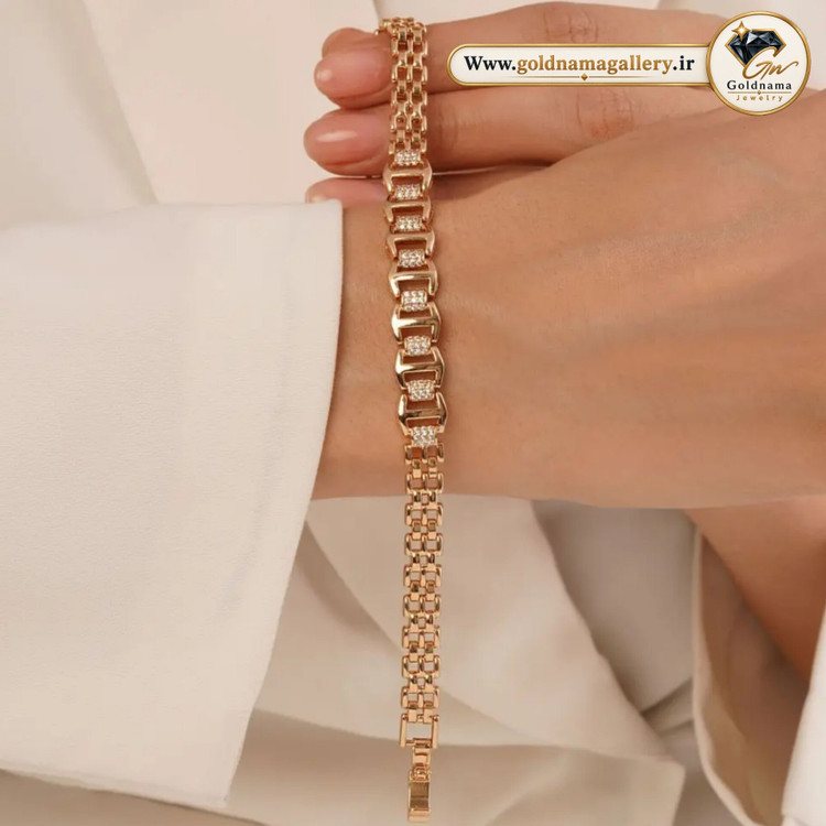 دستبند نگیندار ژوپینگ | طراحی ظریف و جذاب زنانه