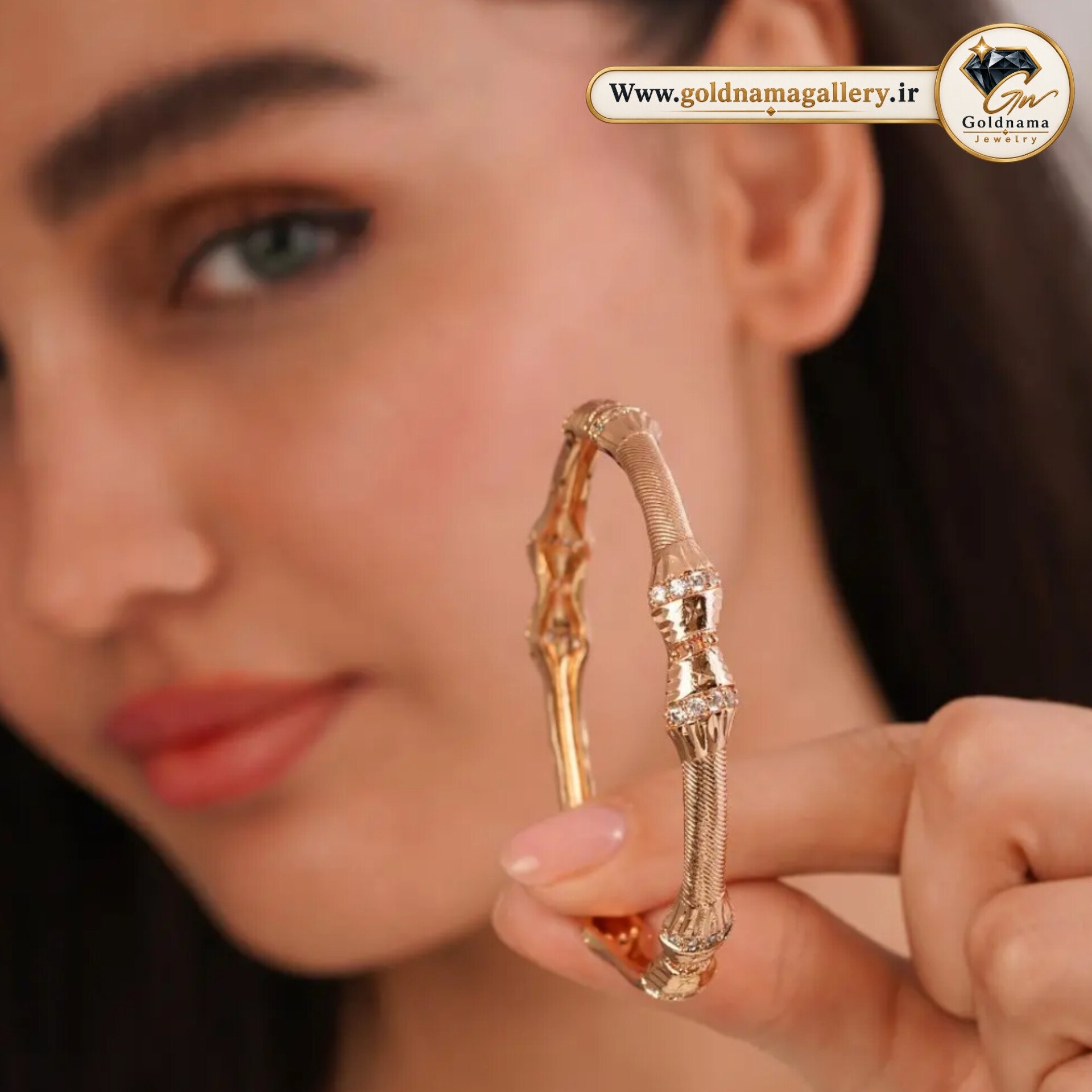 النگوی طرح‌دار ضد حساسیت نگین‌دار ژوپینگ شیک و خاص