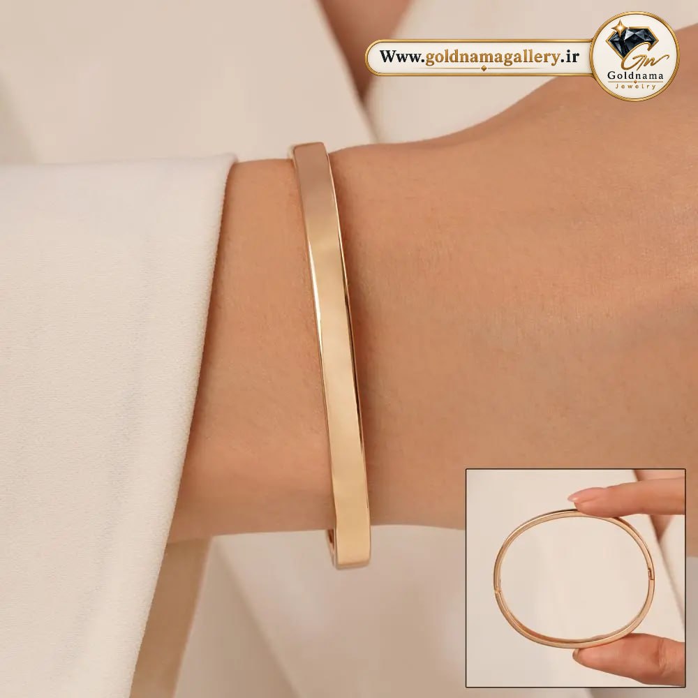 دستبند النگویی ژوپینگ ضد حساسیت زنانه سایز 3