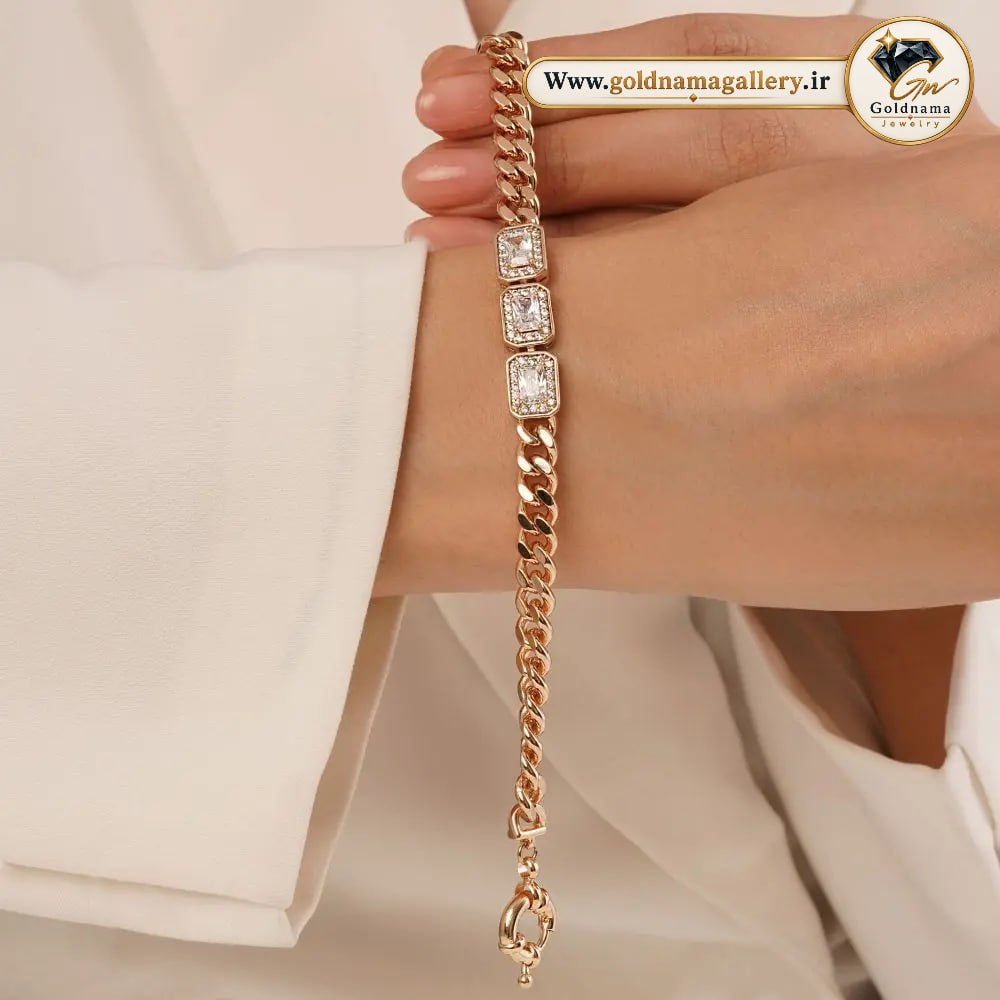 دستبند زنجیری ژوپینگ دخترانه شیک