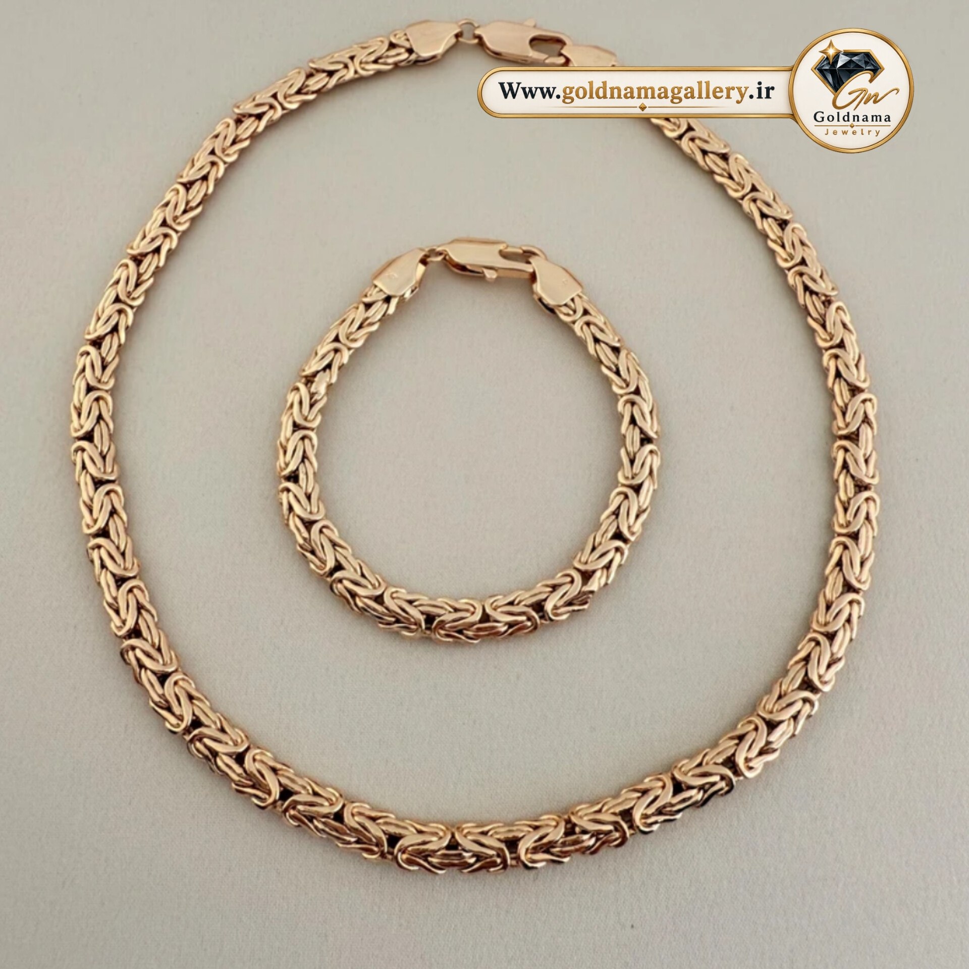 ست گردنبند و دستبند ژوپینگ طرح کرال حصیری ضد حساسیت و رنگ ثابت دخترانه و زنانه